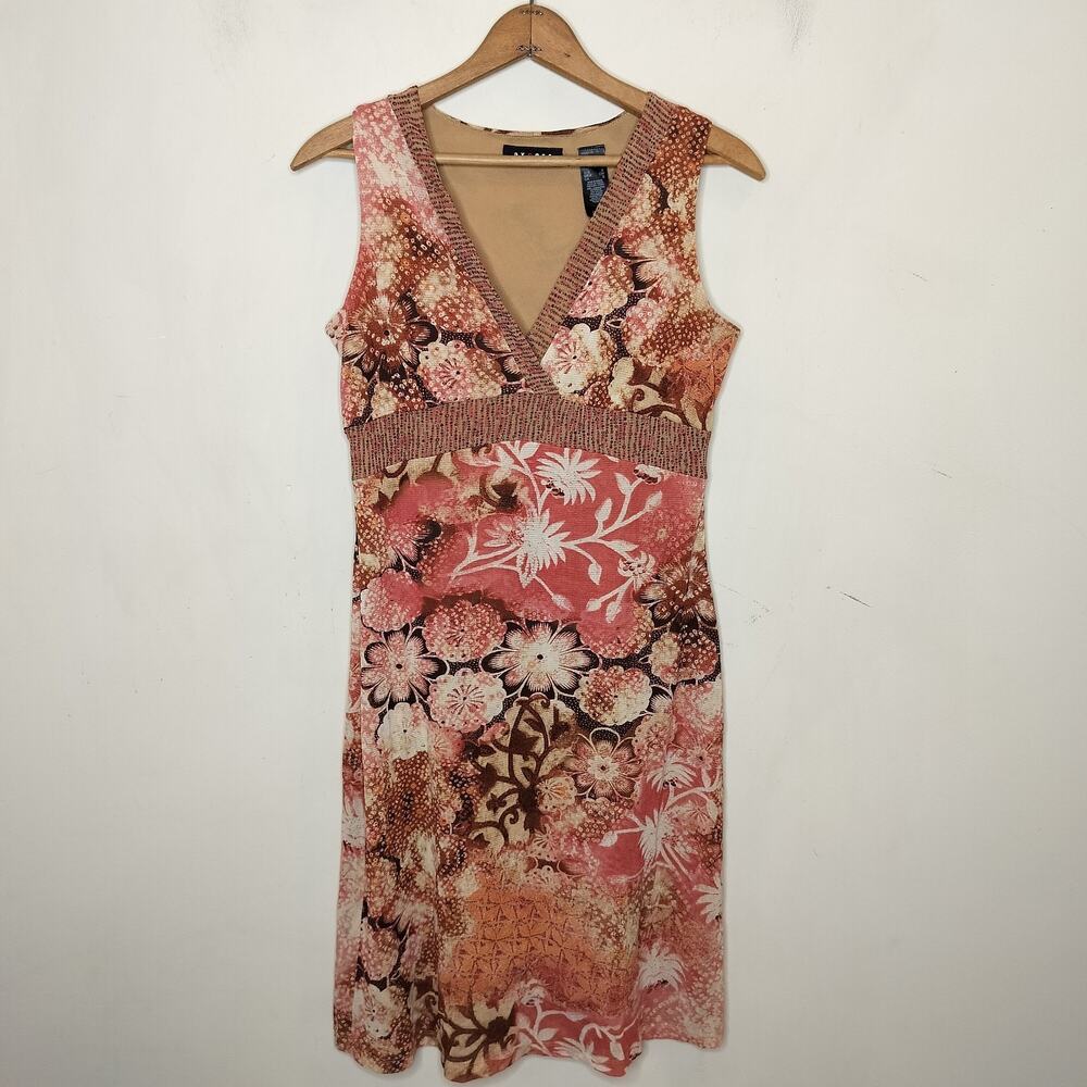 Axcess‎ Liz Claiborne Floral Stretch Dress Surplice Y2K
